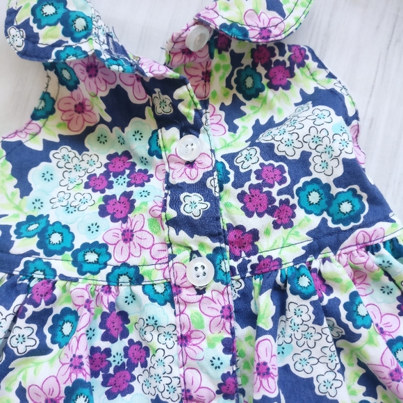 🍒 Floral Dress with Bloomers - Picture 2 of 5